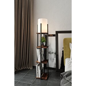 Barok Raflı Lambader