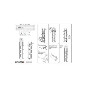 Barok Raflı Lambader