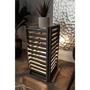 Siyah Solis Sehpa Lambader