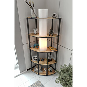 Conrad Lambader Köşe Ki̇taplik Çi̇ft Yön Kullanim Safi̇r Meşe