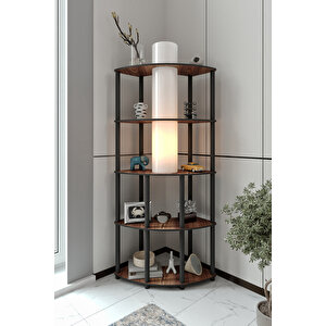 Conrad  Köşe Ki̇taplik Çi̇ft Yön Kullanim Madran Cevi̇z Lambader