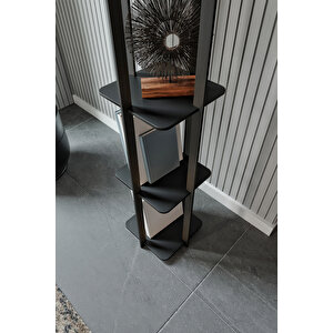 Dekoratif Siyah Katlı Lambader