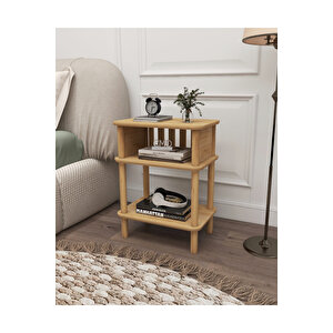 Linde Komodin Minimalist Mdf Lam Ve Ahşap Ayaklı Tasarım ; Yatak Odası - Oturma Odası - Ofis