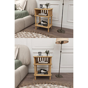 Linde Komodin Minimalist Mdf Lam Ve Ahşap Ayaklı Tasarım ; Yatak Odası - Oturma Odası - Ofis