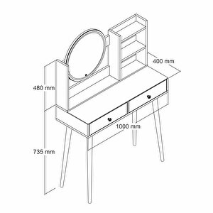 Parilti Makyaj Masasi