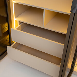 Lumera Yatak Odası Takımı Cam Kapaklı