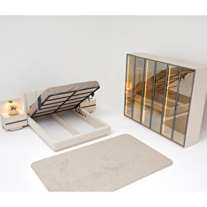 Eymense Lumera Yatak Odası Takımı Cam Kapaklı