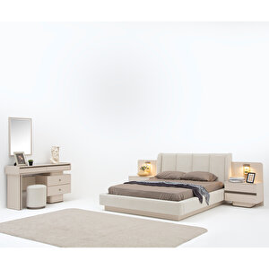 Eymense Lumera Yatak Odası Takımı Cam Kapaklı