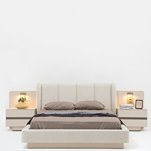 Eymense Lumera Yatak Odası Takımı Cam Kapaklı