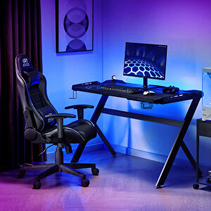 Ryze Kids Target Çalışma Ve Oyuncu Koltuğu Siyah 68x110,5-120,5x70 Cm