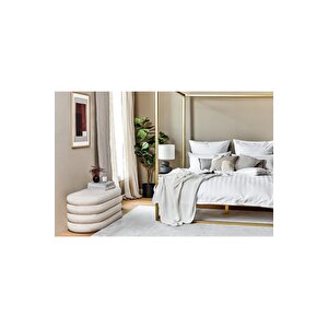 Relax Bench Kadife, Bej