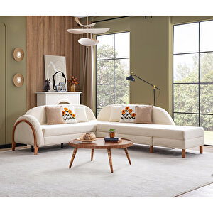 Cavissa Home Living Cavis Bohem Yataklı Sandıklı Köşe Koltuk Takımı Sağ Köşe