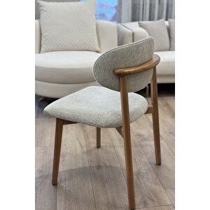 Ahşap Polo Sandalye Gürgen Ağacı Yemek Sandalyesi - Kişiye Özel Değiştirilebilir kumaş