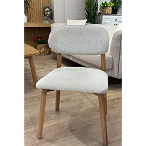 Ahşap Polo Sandalye Gürgen Ağacı Yemek Sandalyesi - Kişiye Özel Değiştirilebilir kumaş