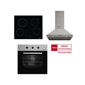 Milano Ankastre Set (to 663 Ss + Kbc 64710 Tcs Bk + Acw 63020 Kos Ix)