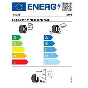7.50-16 Tt 121/120j 12pr Pa30 Kamyonet Çeker Lastiği (üretim Tarihi:2025)