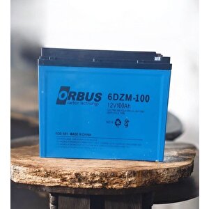 12v 100amper  100ah 3 Tekerlekli̇ Elekri̇kli̇ Araçlar İçi̇n Jel Akü - Ebatlar: 224x150x178mm