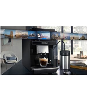 Tp713r19 Tam Otomatik Kahve Makinesi Eq700 Classic Piyano Siyah