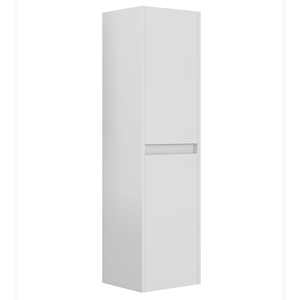 Arno Kapaklı 40 Cm Banyo Boy Dolabı Mat Beyaz