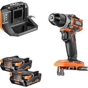 Aeg Bs 18sbl2-202c 2x2.0ah Çift Akülü Kömürsüz Vidalama - 4935480056