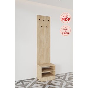 Evora 4 Modern Portmanto Askılı Vestiyer Vizon - Lefkas