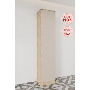 Evora Modül 5 Modern Portmanto Askılı Ayakkabılık Vestiyer Vizon - Lefkas