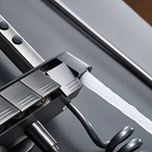 Piano Tepe Duş Sistemi Termostatik Metalik Gri Ds.pn710gr