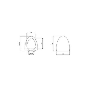 Etna Asma Klozet Kapağı Mat Kaşmir A0325-011