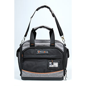 Profesyonel 28 Bölmeli Su Geçirmez Plastik Tabanlı Tam Açılır Alet Takım Çantası