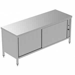 Electrolux Professional Sıcaklık Dolabı, 1 Ara Raf Ve 4 Kayar Kapılı, Fanlı Isıtma, Sırtsız - 2000 Mm, Plus Gtcd2000e