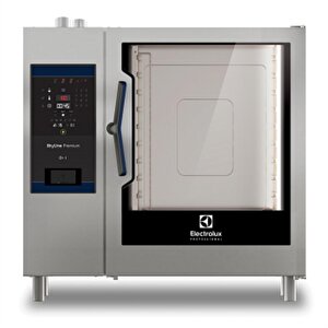 Electrolux Professional Skyline Premium Kombi Fırın, Boylerli, Dijital Kontrollü, 10x2/1gn, Elektrikli, Programlanabilir, Otomatik Temizlik, Boyler Aısı 316 Ecoe102b2a1