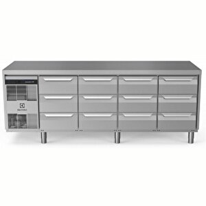 Electrolux Professional Endüstriyel Soğuk Tezgah 12x1/3 Çekmeceli 590 Lt,-2+10 °c, Aısı 304, Eh4hbcccc