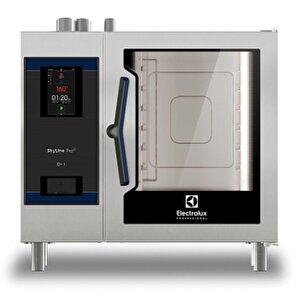 Electrolux Professional Skyline Pros Kombi Fırın, Boylersiz, Dokunmatik Ekran Kontrollü, 6x1/1gn, Gazlı, 2 Pişirme Modu (program, Manuel), Otomatik Temizlik Ecog61k2g0