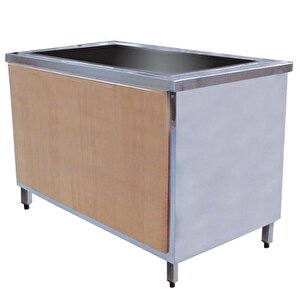 Ahsap Kaplamalı Gn Soğuk Servis Bankosu
