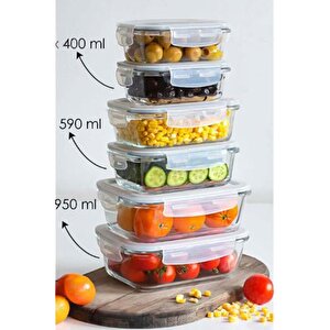 Sado Ktw1388-2 Orta Boy Vakumlu Saklama Kabı - 590 Ml