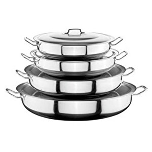 Sığ Helvane Tencere, Kapaklı, 90x20 Cm, 110 Lt