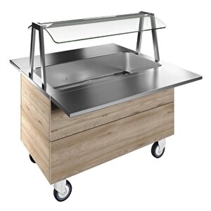 Electrolux Professional Üst Raf Ve İki Adet Paslanmaz Çelik Tepsi Kaydırma, Y=750 Mm F03h3kw02s