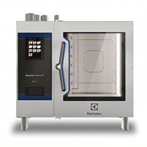 Electrolux Professional Skyline Premiums Kombi Fırın, Boylerli, Dokunmatik Ekran Kontrollü, 6x1/1gn, Gazlı, 3 Pişirme Modu (otomatik, Program, Manuel), Otomatik Temizlik Ecog61t2g0