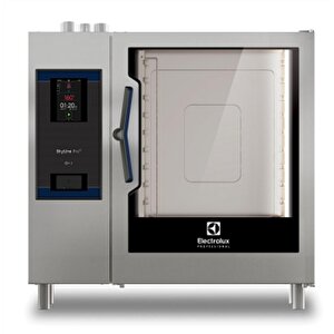 Electrolux Professional Skyline Pros Kombi Fırın, Boylersiz, Dokunmatik Ekran Kontrollü, 10x2/1gn, Gazlı, 2 Pişirme Modu (program, Manüel), Otomatik Temizlik Ecog102k2g0