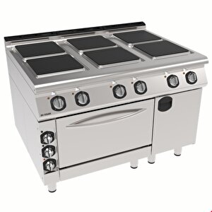 İnoksan 9ke33 - Elektrikli 1 Modül Fırın + 1/2 Modül Dolaplı Kuzine