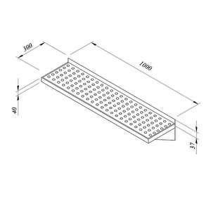 Süzme Rafı, 100 Cm
