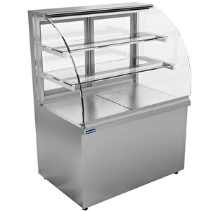 Etd-11n10 Bombe Camlı Nötr Teşhir Dolabı, 240 Lt, 100x70x135 Cm