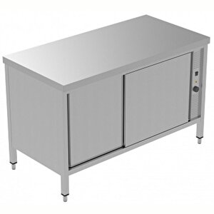 Electrolux Professional Sıcaklık Dolabı, 1 Ara Raf Ve 2 Kayar Kapılı, Fanlı Isıtma, Sırtsız - 1400 Mm, Plus Gtc1400e