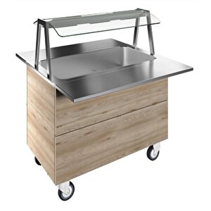 Electrolux Professional Lambalı Servis Rafı Ve Paslanmaz Çelik Tepsi Kaydırma, Y= 900 Mm F01h3aw04s