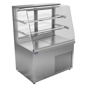 Eğik Camlı Soğuk Teşhir Dolabı, 240 Lt,100x70x135cm,etd-13c10 Model