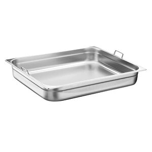 Saplı Köşe Desenli Gastronom Küvet, 15 Cm, Gn 2/1