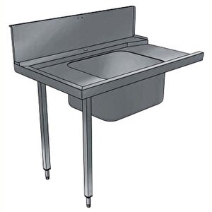 Electrolux Professional Bulaşık Giriş Tezgahı, Tek Evyeli (600x500 Mm), Giyotin Tip Bulaşık Makinesi İçin, 300 Mm Sırt, Soldan Sağa - 1200 Mm Bhhpt6b12l