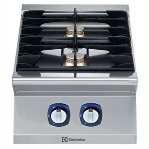Electrolux Professional Endüstriyel 2 Açık Ateşli Gazlı Set Üstü Ocak, Her Brulör 5,5 Kw, Derinlik 730 Mm - 400 Mm E7gcgd2c00