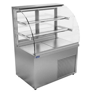 Bombe Camlı Sıcak Teşhir Dolabı, 290 Lt, 120x70x135 Cm