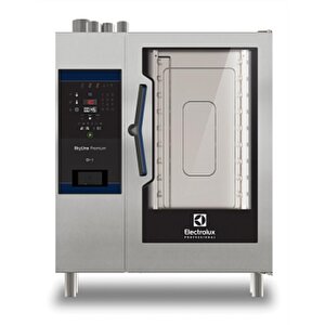 Electrolux Professional Skyline Premium Kombi Fırın, Boylerli, Dijital Kontrollü, 10x1/1gn, Gazlı, Programlanabilir, Otomatik Temizlik, Boyler Aısı 316 Ecog101b2g1